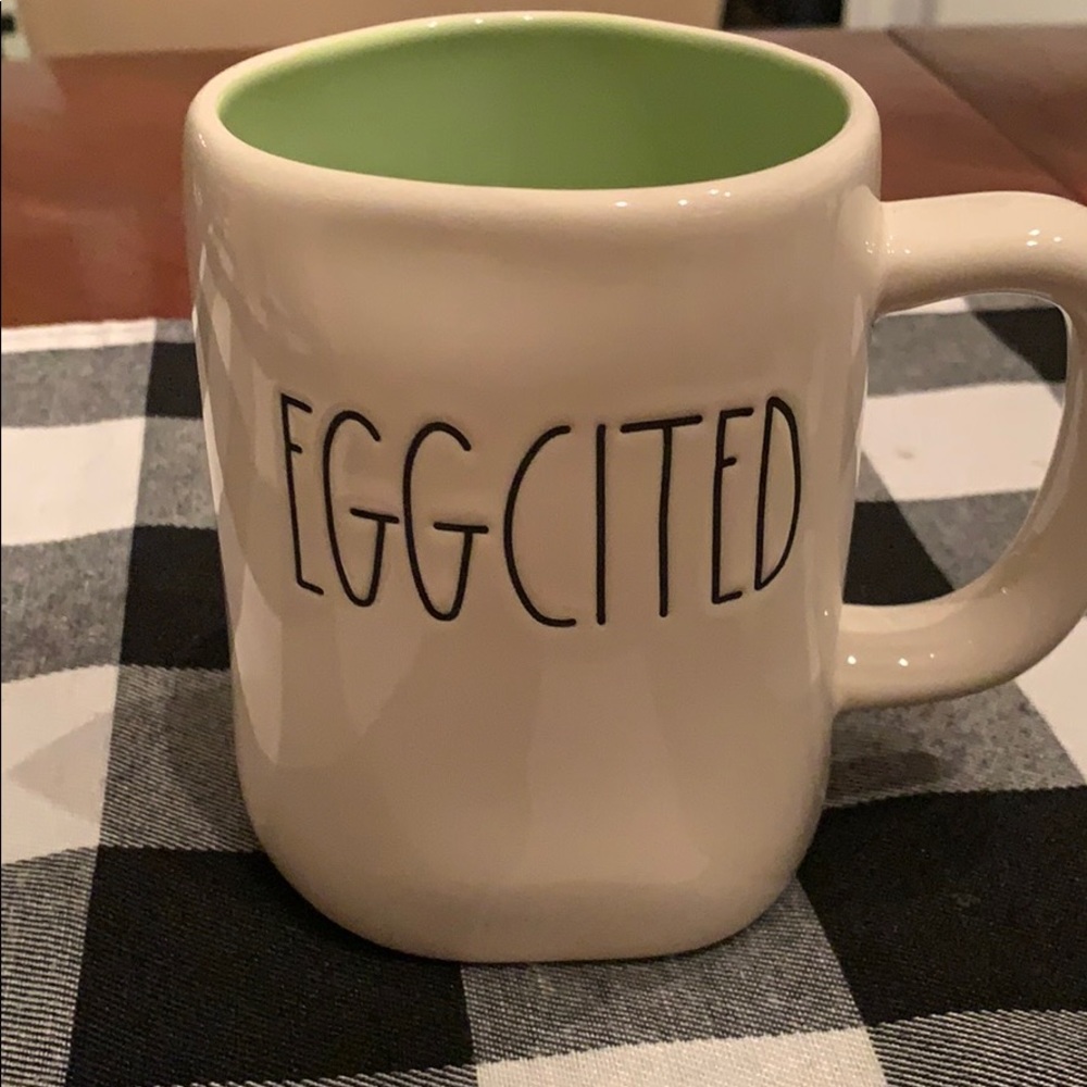 Rae Dunn “Eggcited” coffee mug
